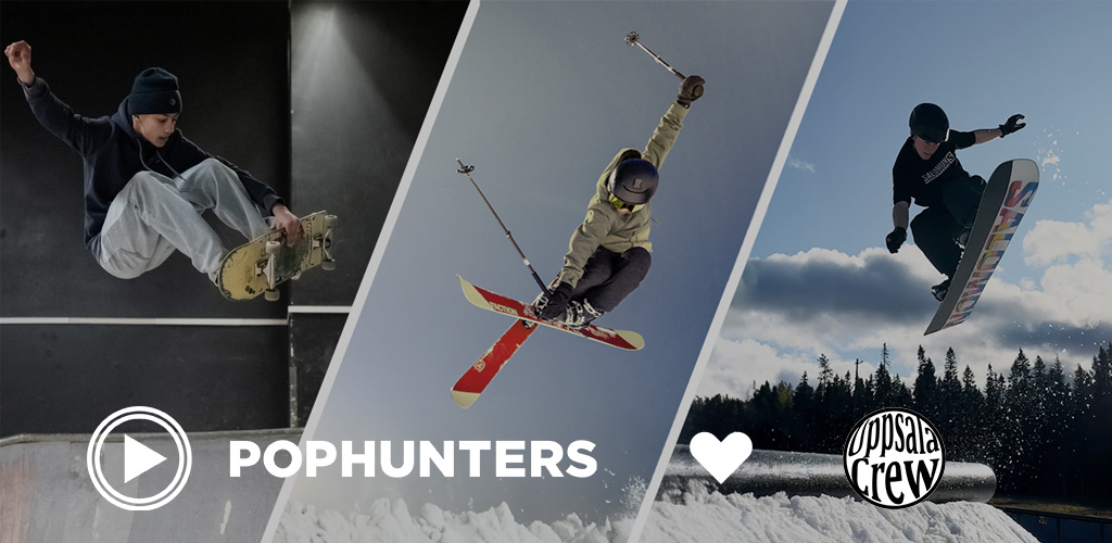 Sponsorsamarbete Pophunters Uppsalacrew